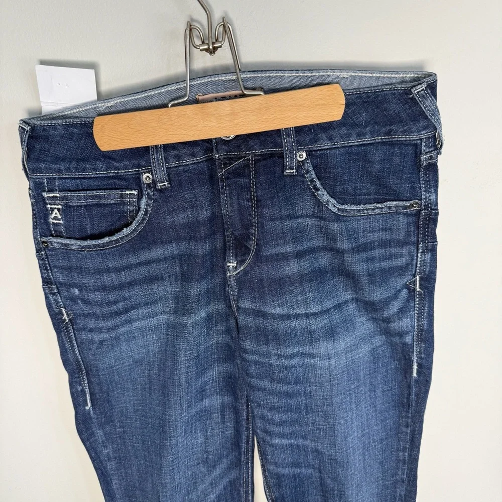 NEW Ariat Women's Dark Blue Flare Leg Jeans | 29R - Picture 4 of 7
